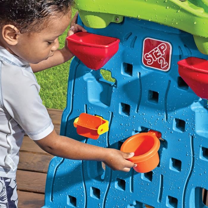 Step2 - Mur Deau Waterfall Discovery - Jeu Deau Pour Le Jardin - Garcon Et Fille - A Partir De 18 Mois