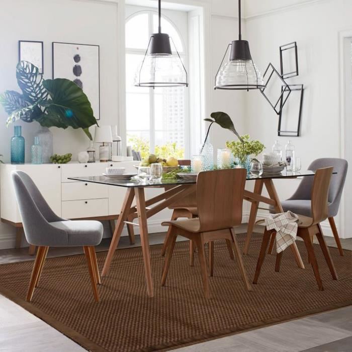 STRAW Tapis interieur 120x170 cm Marron
