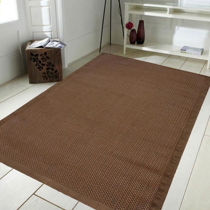 STRAW Tapis interieur 160x230 cm Marron