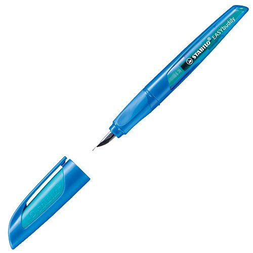 Stabilo Stylo Plume Easybuddy M Finition Iridium Coloris Bleu Turquoise