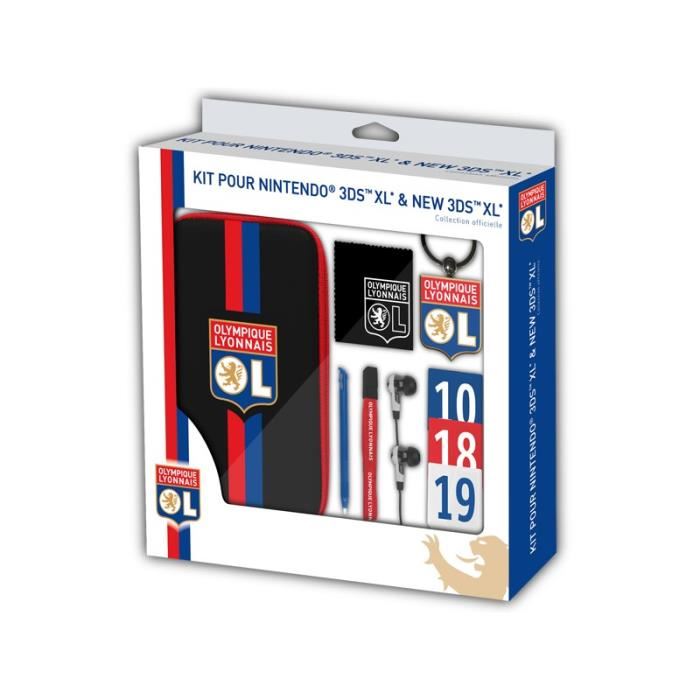 Pack Daccessoires Ol - Olympique Lyonnais Subsonic Pour Console Nintendo New 2ds Xl Et New 3ds Xl