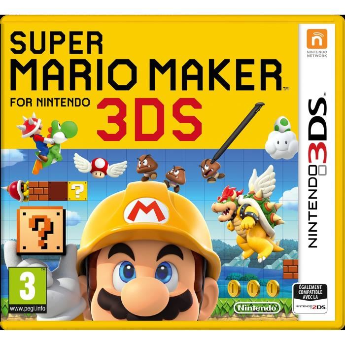 Super Mario Maker For Nintendo 3ds Jeu 3ds