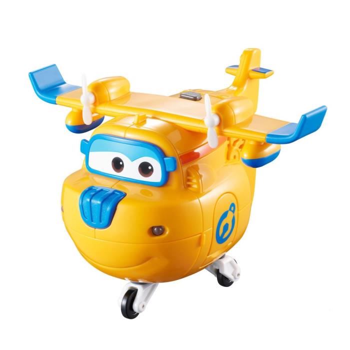 Figurine - Donnie - Avion Transformable - Interactif - Multicolore