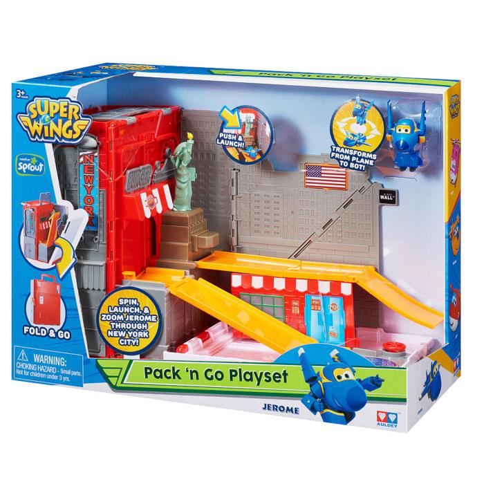 Super Wings- Superwings Playset-new York...