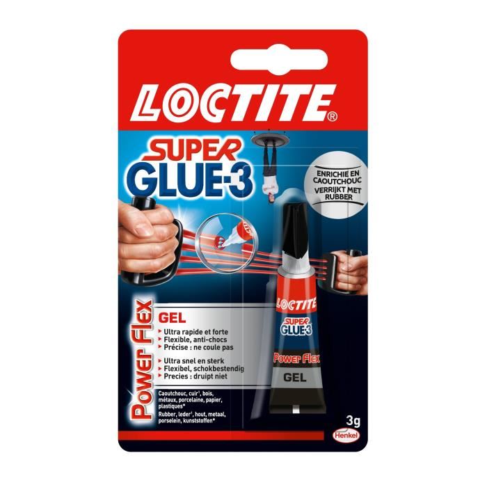 Loctite Super Glue-3 Power Gel, Colle Fo...