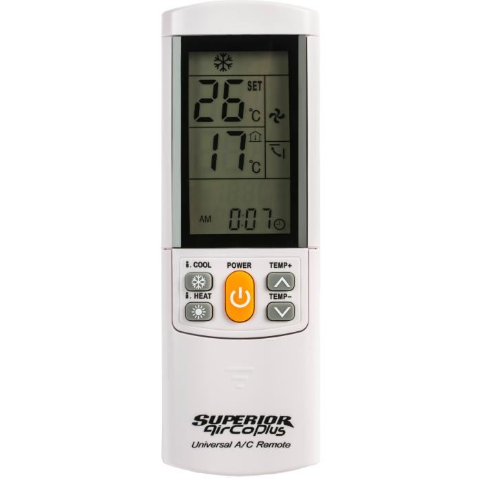Superior Electronics Sup009 Telecommande Universelle Pour Climatiseur Airco+