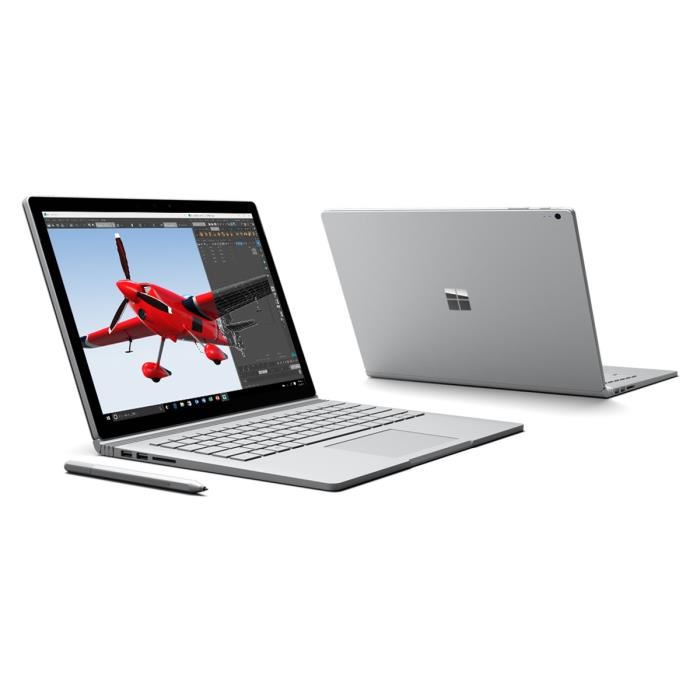 Surface Book Ecran Tactile 135 Intel Core I5 6e Generation Carte Graphique Dediee Nvidia Geforce Stockage 256 Go Windows 10