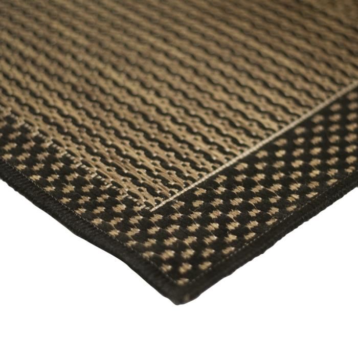 Tapis SUVA (60x110cm) Noir/Marron