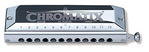 Suzuki Chromatix Scx48c Harmonica 12 Tro...
