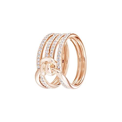 Swarovski Bague Lifelong Wide, Blanc, Pl...
