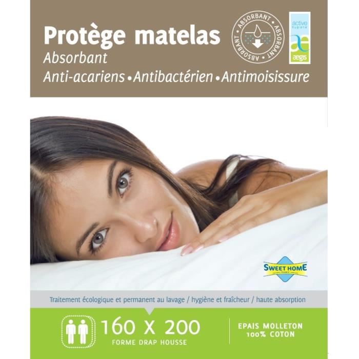 Sweetnight - Protege Matelas 160x200 Cm ...