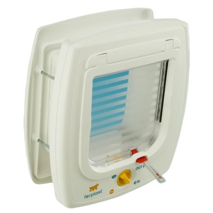Ferplast Chatiere Magnetique A 4 Voies Swing 7 Set Blanc 72104011
