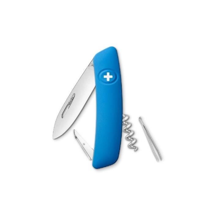 Couteau Multifonction Swiza D01 6 Fonctions 95mm Bleu