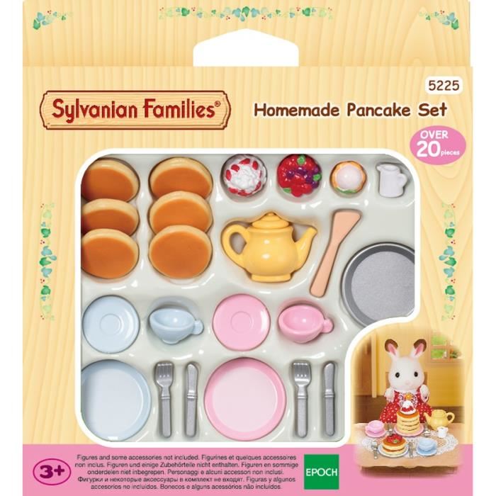 Set De Gouter Pancake Sylvanian Families A Partir De 3 Ans Accessoires De Cuisine Pour Enfants