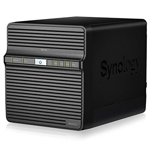 Synology Disk Station Ds418j - Serveur Nas - 4 Baies - Raid 0, 1, 5, 6, 10, Jbod - Ram 1 Go - Gigabit Ethernet - Iscsi