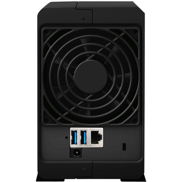 Synology Disk Station Ds218play - Serveur Nas - 2 Baies - Sata 6gb/s - Raid 0, 1, Jbod - Ram 1 Go - Gigabit Ethernet - Iscsi