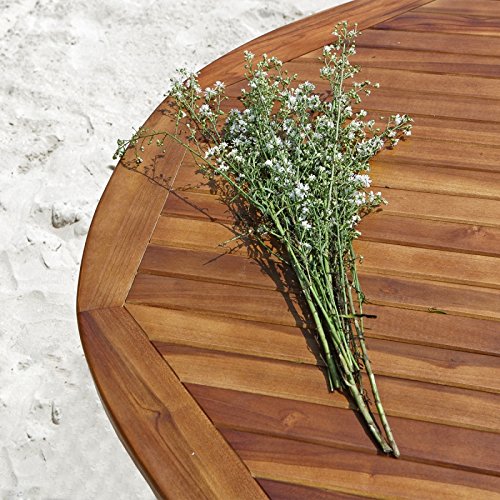 Berah Getah Table De Jardin En Teck Huile Massif Extensible Ovale 6/8 Pers.