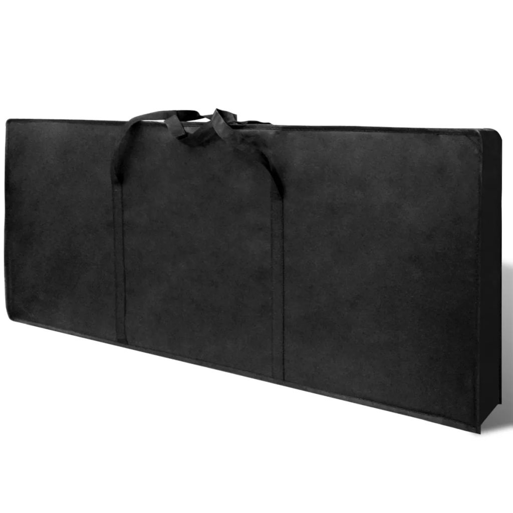 Vidaxl Table De Manucure Pliante Noir Avec Roulettes Et Tiroir Mobilier Manucure 110123