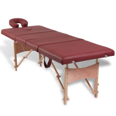 vidaXL Table de Massage Pliante Lit de M...