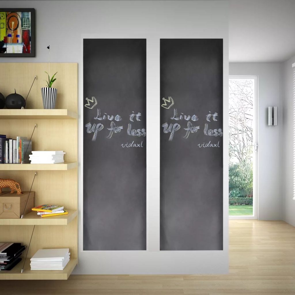 Tableau Autocollant Avec Craies Toile Murale 045 X 2m 2 Rouleaux