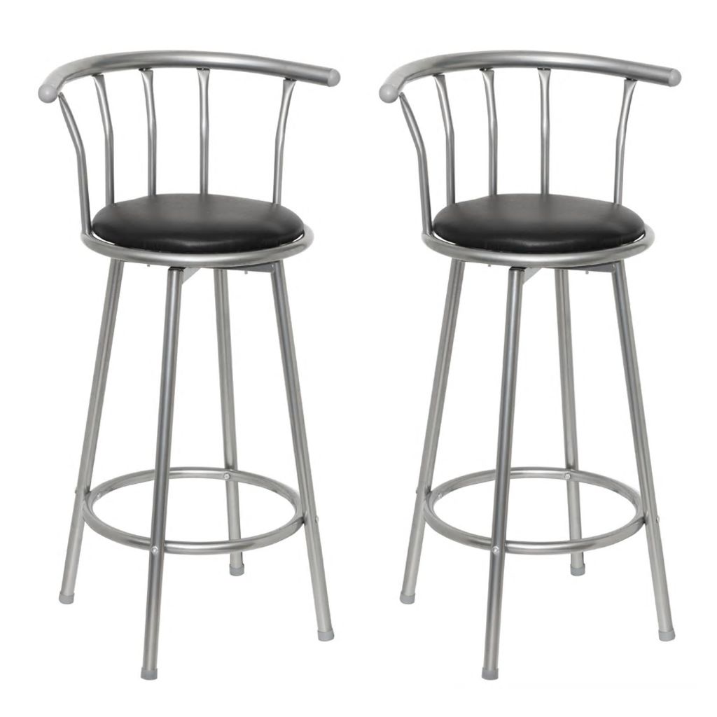 Vidaxl Lot De 2 Tabourets De Bar Chaise De Pub Siege De Bistrot Meuble De Salle A Manger Cuisine Salon Maison Interieur 60561