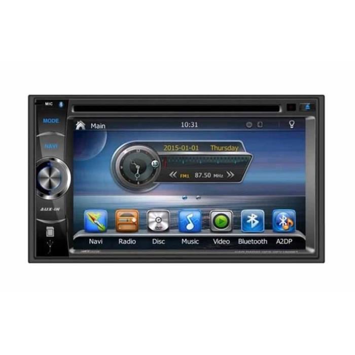 Takara Gpv1826bt Autoradio 2din Dvd Gps Usb Bluetooth 62 Autoradio Double Din