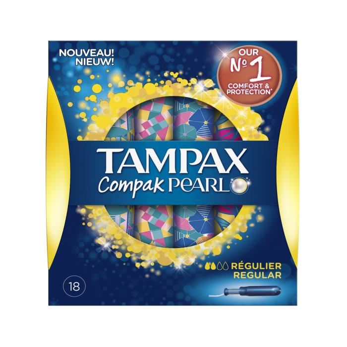 TAMPAX Tampons regulier avec applicateur Lot de 18