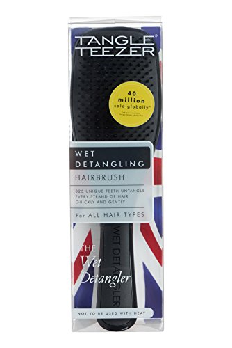Brosse A Cheveux - Tangle Teezer - The Wet Detangler - Midnight Black - Demelage Doux - Anti-casse