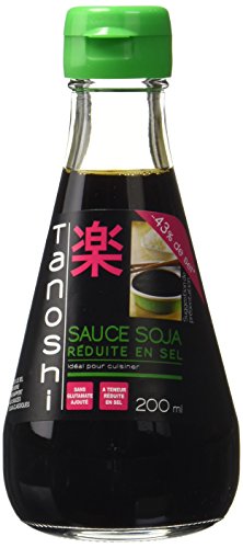 Tanoshi Sauce Soja Sel Reduit 200 Ml - ...