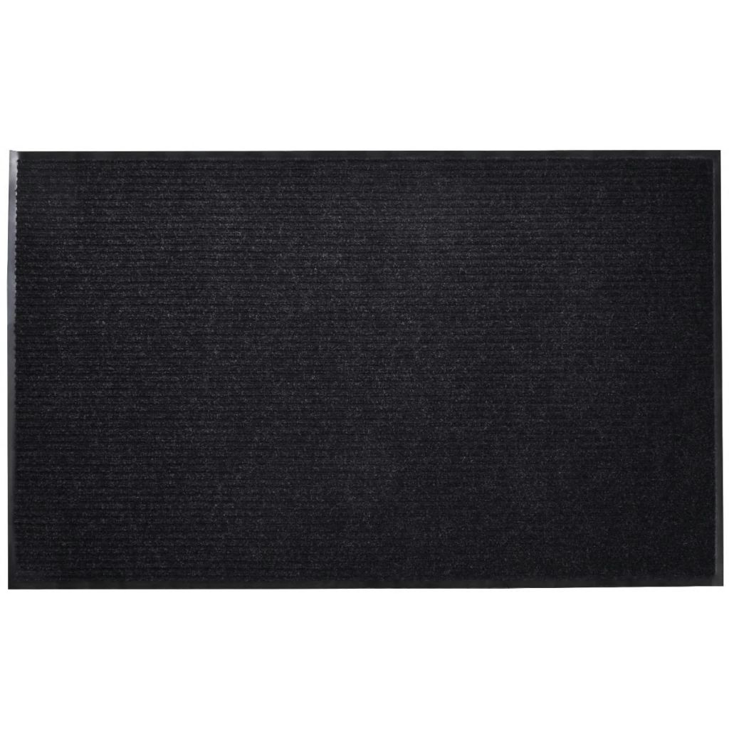 Tapis Dentree Vidaxl Noir 90 X 60 Cm Antiderapant Vinyle