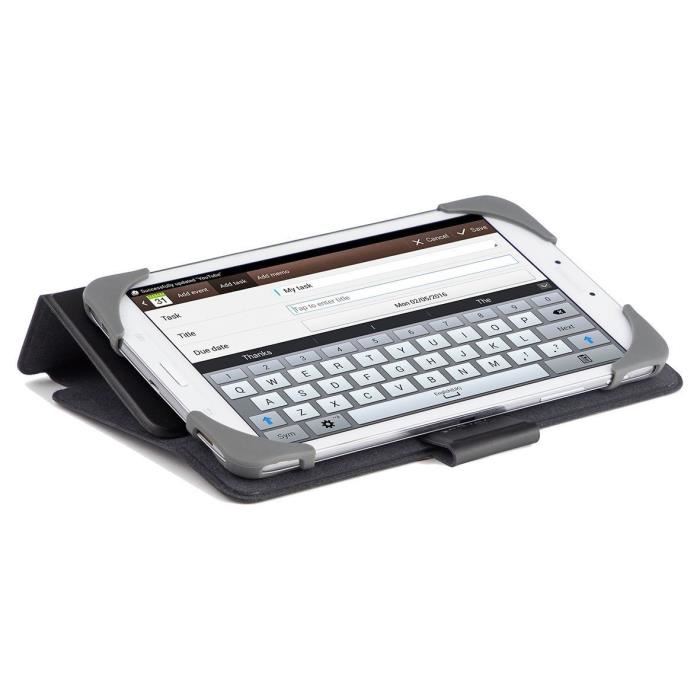 Targus Safefit 7-8 20,3 Cm (8) Folio Noir, Housse Pour Tablette
