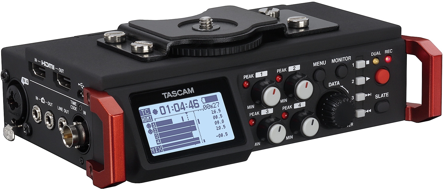 Tascam Dr-701d Enregistreur Audio 6 Pistes Pour Reflex/hybride