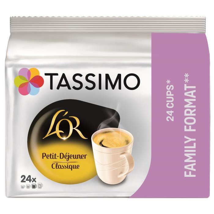 Tassimo L'or Petit Dej Classic Cafe En Dosettes X24 -199g