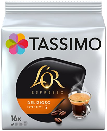 Tassimo Cafe Dosettes L'or Espresso Delizioso - Lot De 5 X 16 Boissons