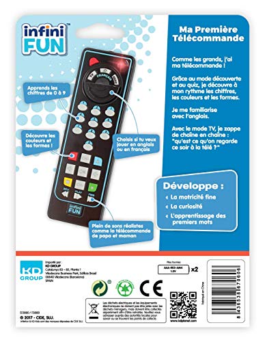 Telecommande Jouet Kd Ma Premiere Telecommande Tres Realiste Pour Imiter Les Grands