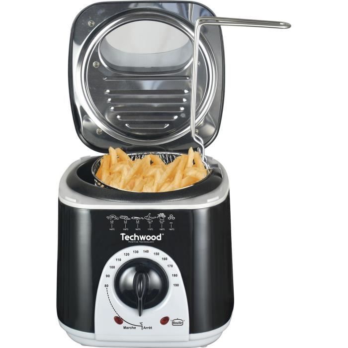 Techwood Mini Friteuse Et Appareil A Fondu 950 W Noir