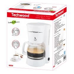 Cafetiere Filtre Techwood Tca-682 - Blanc - 650w - 6 Tasses