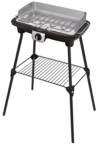 Tefal Barbecue Electrique Sur Pieds Large Surface Thermostat Reglable Cuisson Simultanee Easygrill Xxl Bg921812