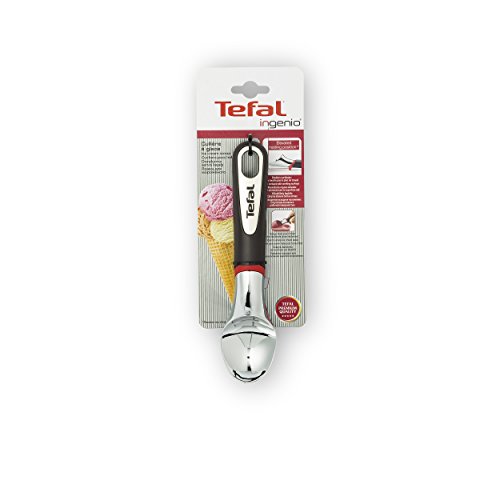 Cuillere A Glace - Tefal - K2072214 - Noir Et Rouge - Plastique Et Inox - Compatible Lave-vaisselle