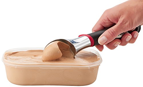 Cuillere A Glace - Tefal - K2072214 - Noir Et Rouge - Plastique Et Inox - Compatible Lave-vaisselle