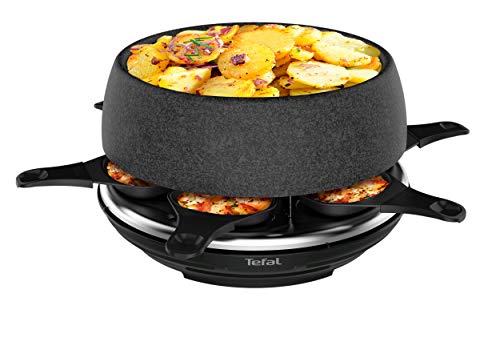 Tefal Raclette Cheeseanaco Fondue Tartiflette Crepe Plancha Boite A Fromage 6 Personnesa re12c801