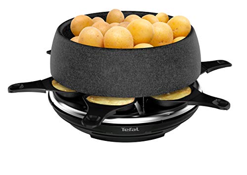 Tefal Raclette Cheeseanaco Fondue Tartiflette Crepe Plancha Boite A Fromage 6 Personnesa re12c801