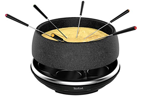 Tefal Raclette Cheeseanaco Fondue Tartiflette Crepe Plancha Boite A Fromage 6 Personnesa re12c801