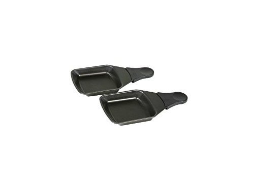 Tefal Xa400202 Accessoires Pour Raclette 2 Coupelles Carrees Avec Revetement Anti-adhesif Spvinp28885