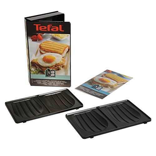 Plaques Croque Monsieur Tefal Lot De 2 Snack Collection Compatible Lave Vaisselle