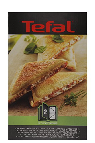 Plaques Croque Triangle Tefal Snack Collection Lot De 2 Avec Livre De Recettes