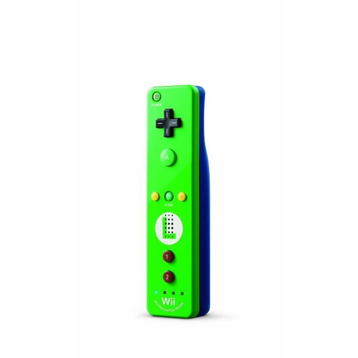 Manette Wii Telecommande Wii U Plus Luigi Verte