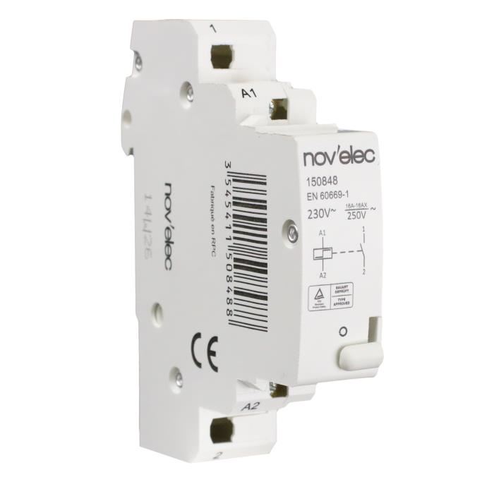 Telerupteur Zenitech 16a Pour Tableau Electrique