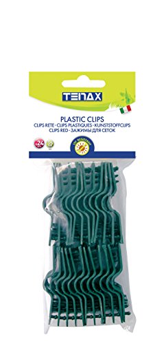 Tenax 06834 Clip Plastique Vert 3,5 cm L...
