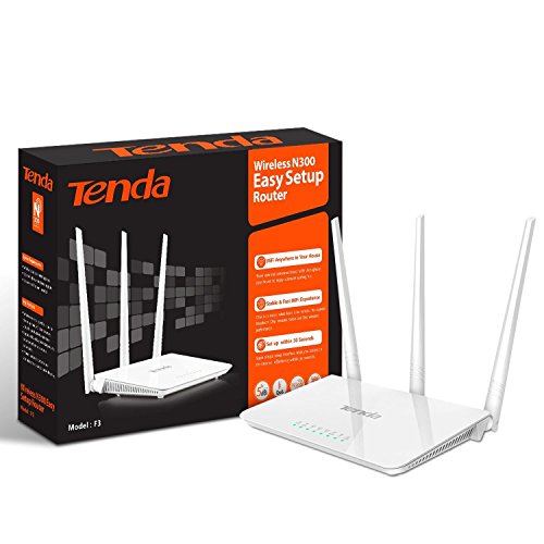 Tenda Routeur Wifi 300 Mbps, 35dbi Antennes, Contrôl Parental, Fonction De Synchronisation Wifi, Wpa, Mode Wisp. F3